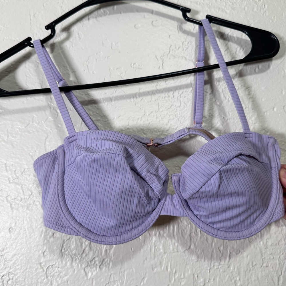 Shade & Shore Lavender Bikini Top